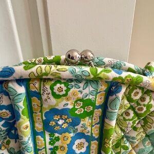 Vera Bradley Eloise Blue and Green Bag